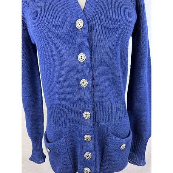Vintage 1950s Wool Cardigan - Picture 3 of 6
